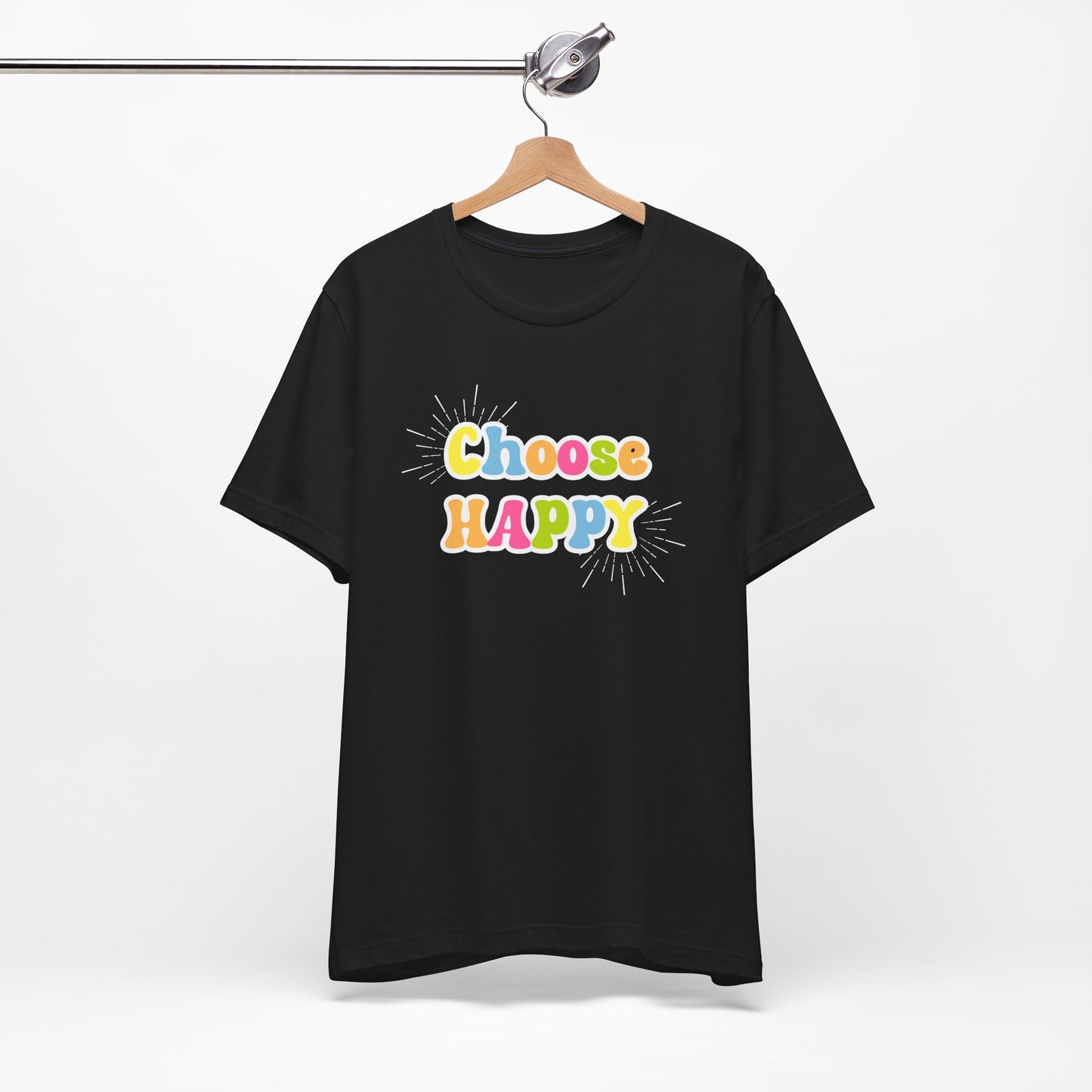 Choose HAPPY - Unisex Jersey Short Sleeve Tee