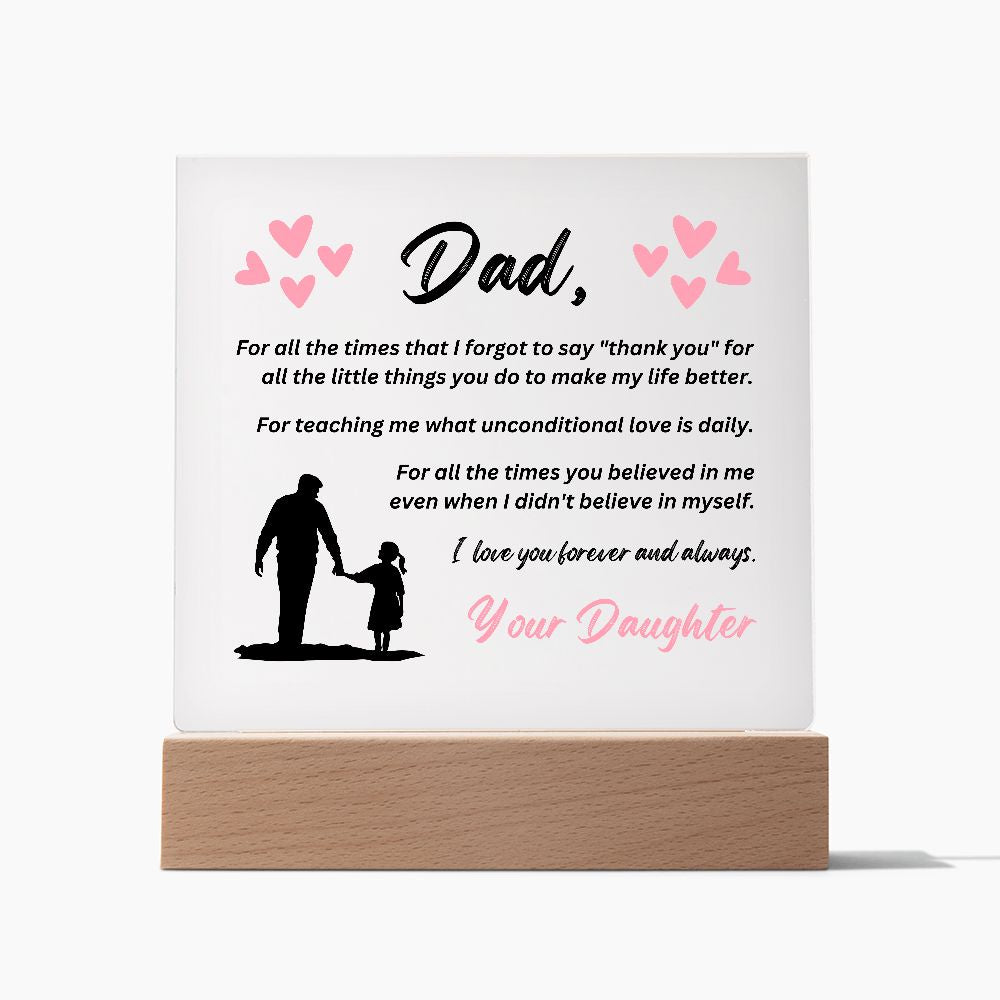 Dad -For all the times