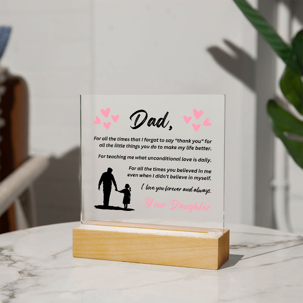 Dad -For all the times