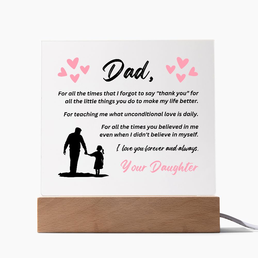 Dad -For all the times