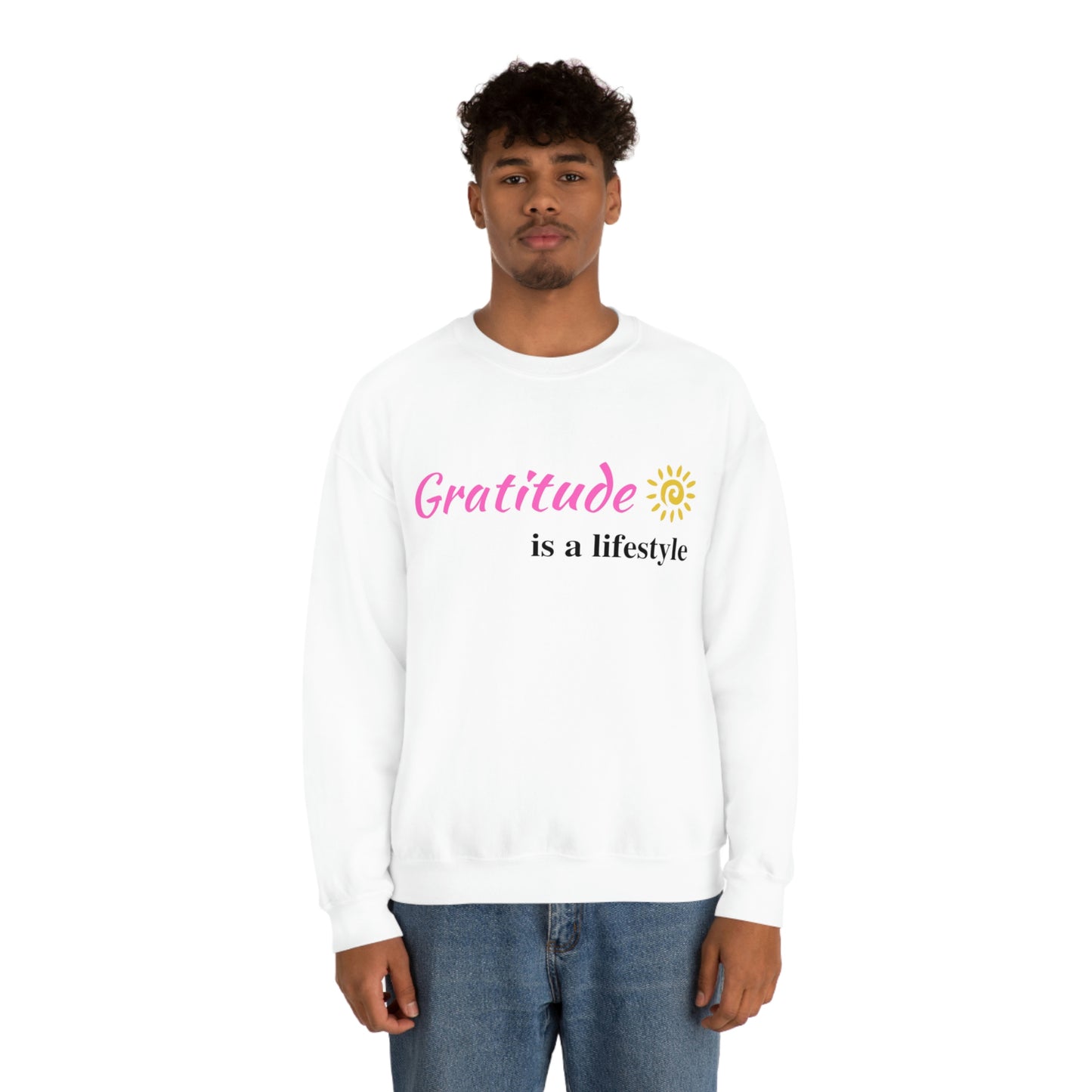 Gratitude is a Lifestyle - Unisex Heavy Blend™ Crewneck Sweatshirt