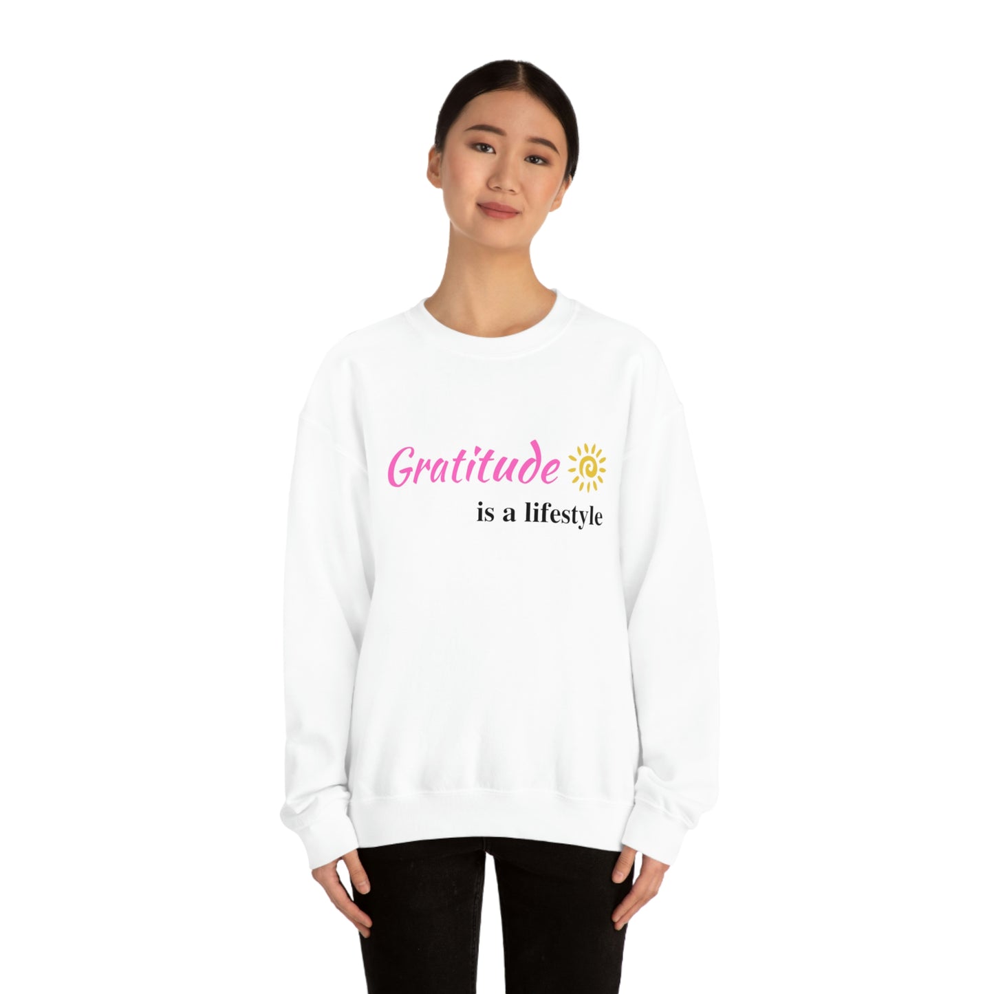 Gratitude is a Lifestyle - Unisex Heavy Blend™ Crewneck Sweatshirt