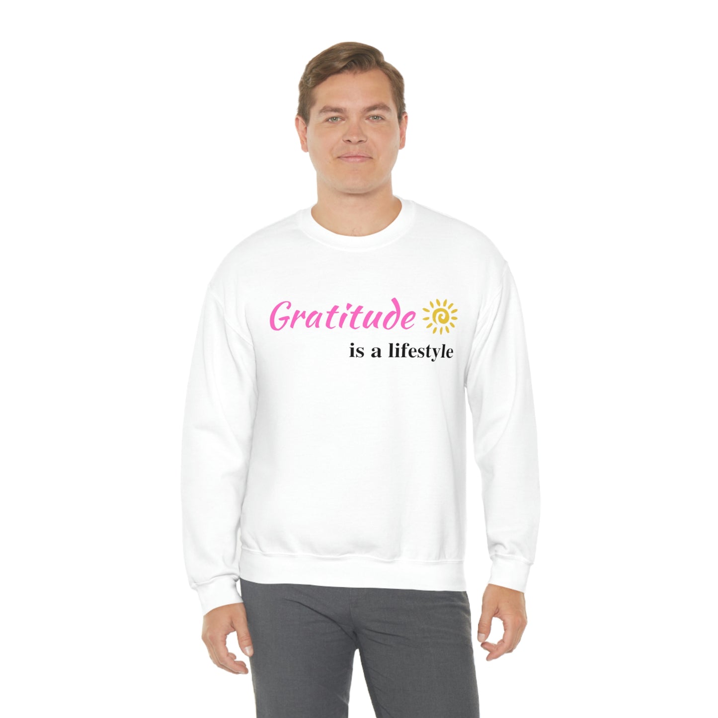 Gratitude is a Lifestyle - Unisex Heavy Blend™ Crewneck Sweatshirt