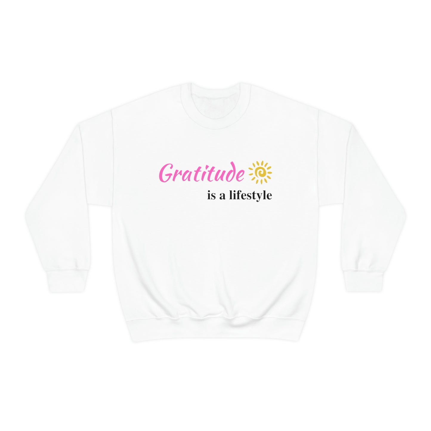 Gratitude is a Lifestyle - Unisex Heavy Blend™ Crewneck Sweatshirt