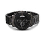 Customizable Engraved Black Chronograph Watch for Father, Son, Brother, Husband, Grandson, Grandfather