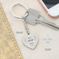 Daddy Gift From Daughter, Personalized Keychain, Grateful Fun Boutique