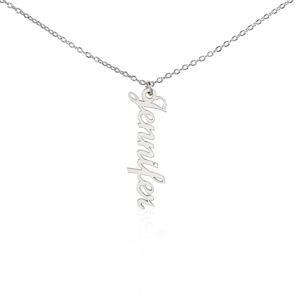 Name Necklace - Vertical