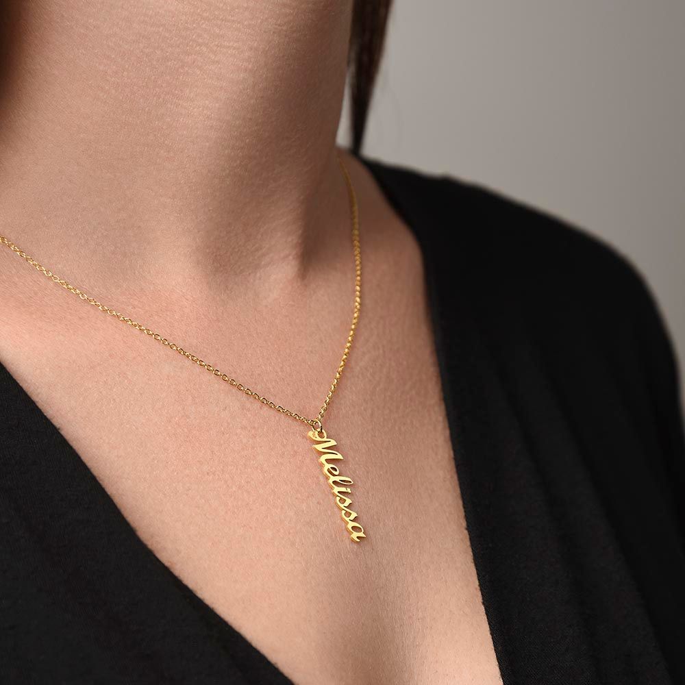 Name Necklace - Vertical