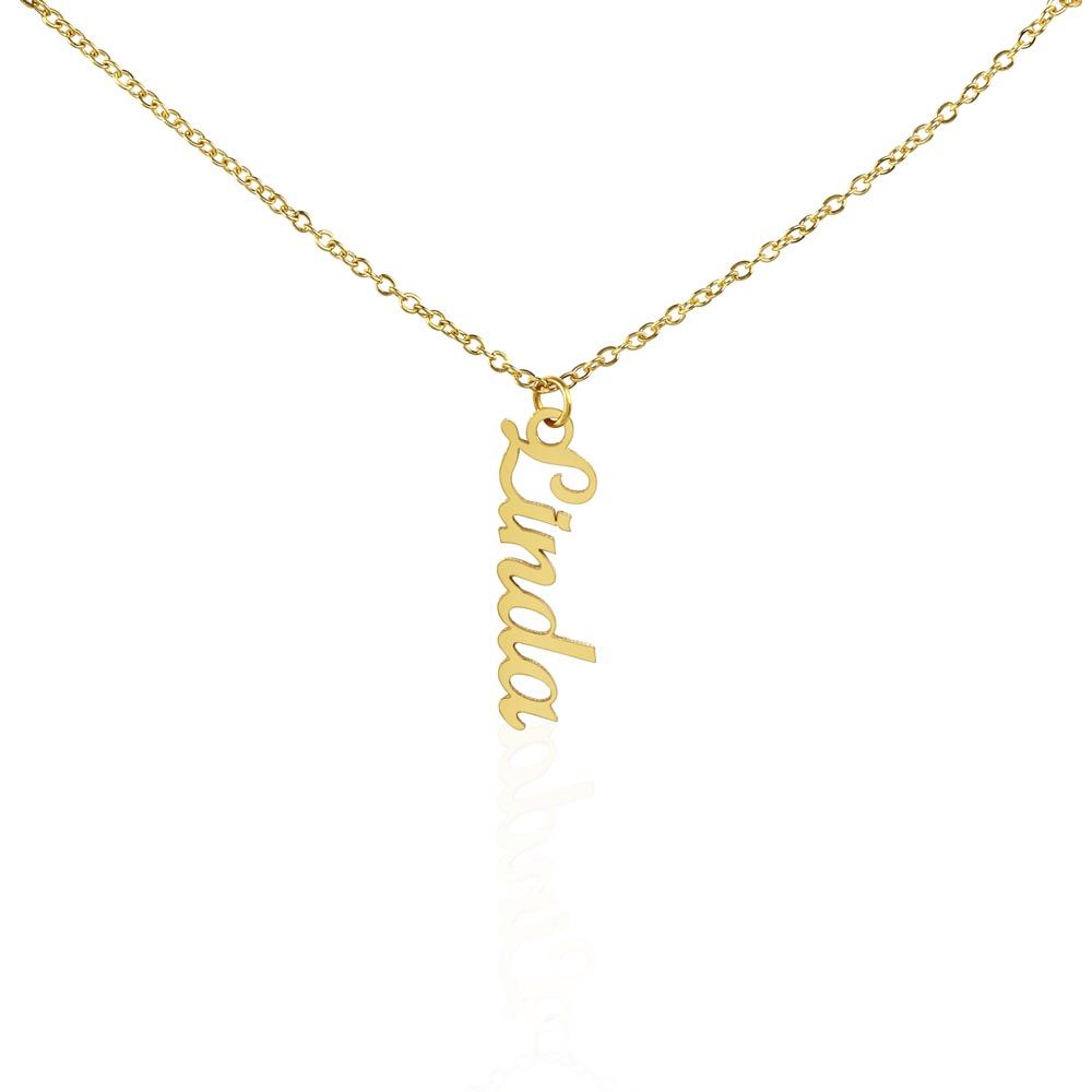 Name Necklace - Vertical
