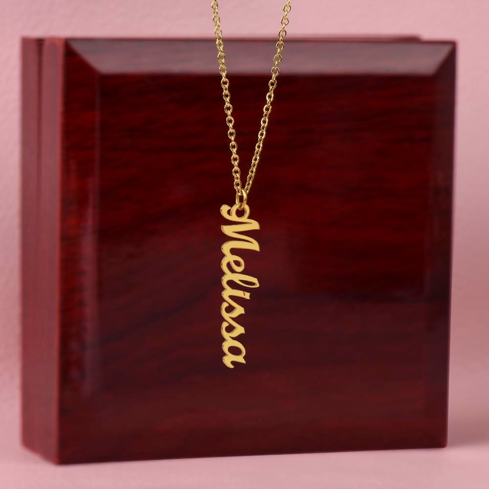 Name Necklace - Vertical