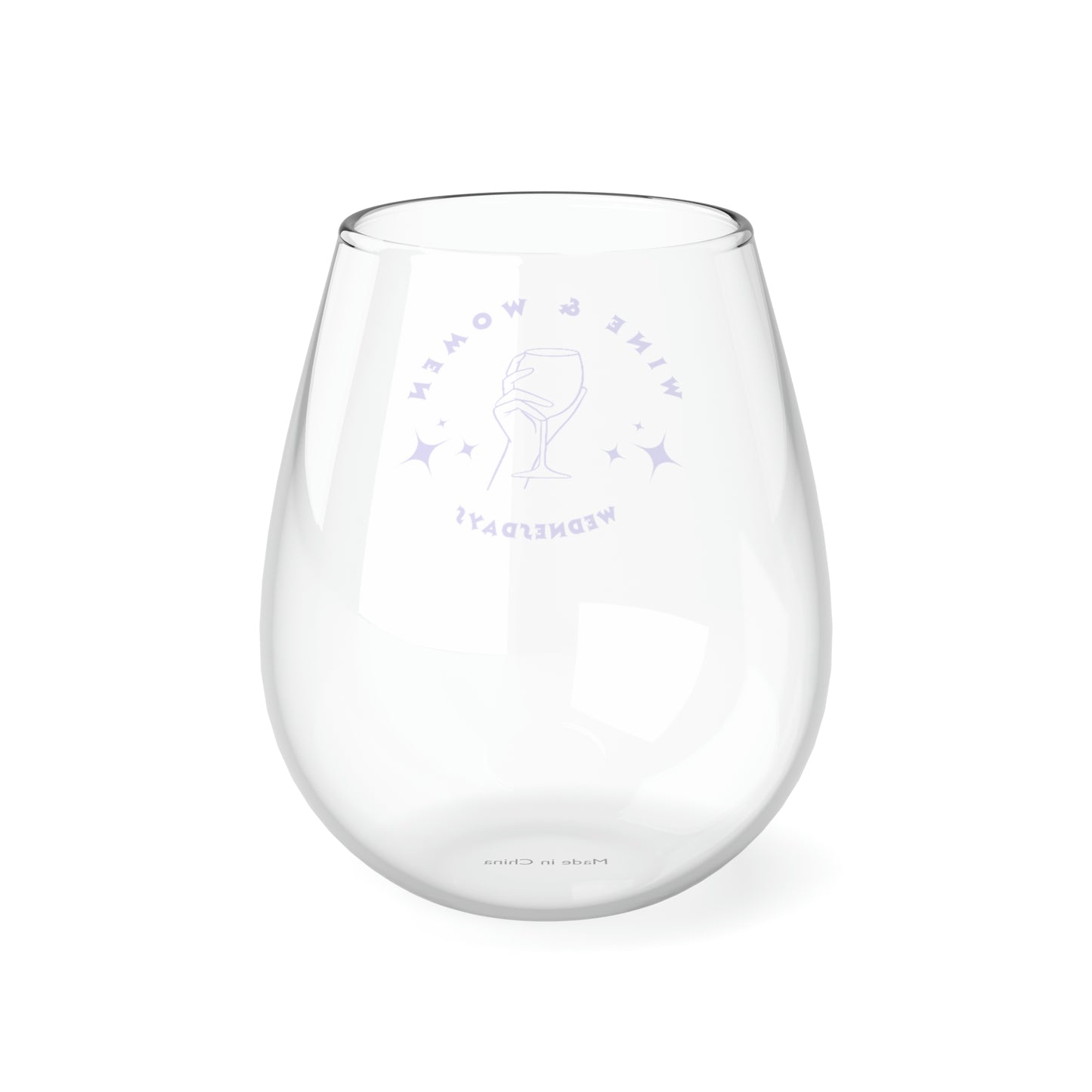 SPECIAL REQUEST ORDER: Wine and Women Wednesdays - Stemless Wine Glass, 11.75oz