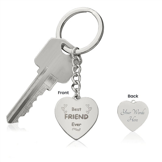 Friend - Best Friend Ever with (optional) Your Engraved Message