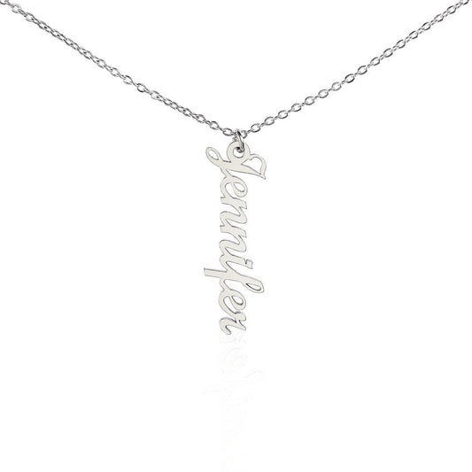 Name Necklace - Vertical